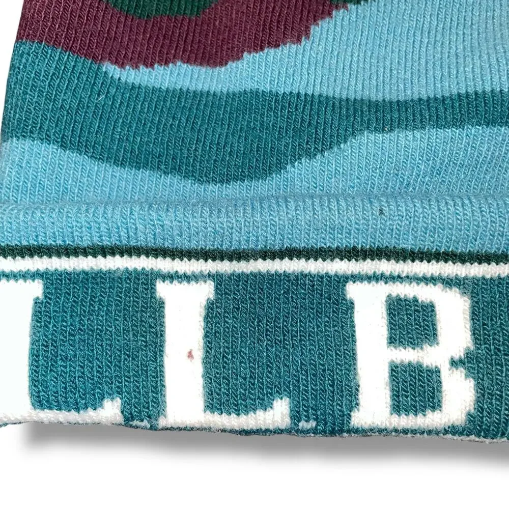 LL Bean Katahdin Beanie Hat Cuffed Adult Skullie Skyline Mountain Ski Snow Retro - Picture 5 of 13